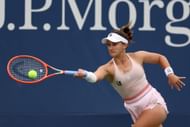 Lauren Davis pictured at the 2023 US Open